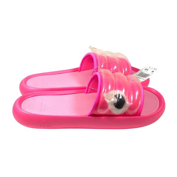 Adidas Adilette Zplaash Lucid Pink Slide Sandals Men 9 Women 10 Pool Cruise NWT - Picture 6 of 12
